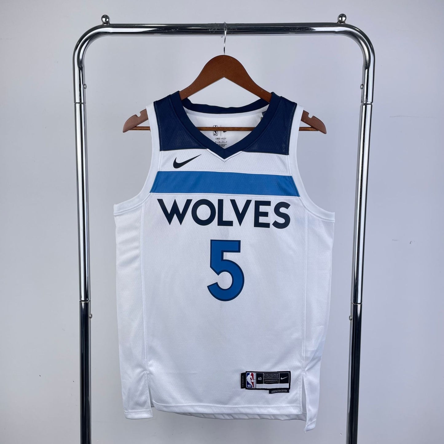 2023 Season Timberwolves Home White NBA Jerseys