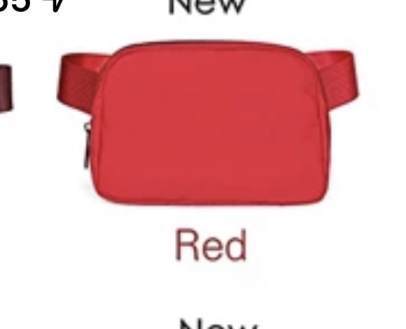 LULU Style Waterproof Crossbody Fitness Waist Bag