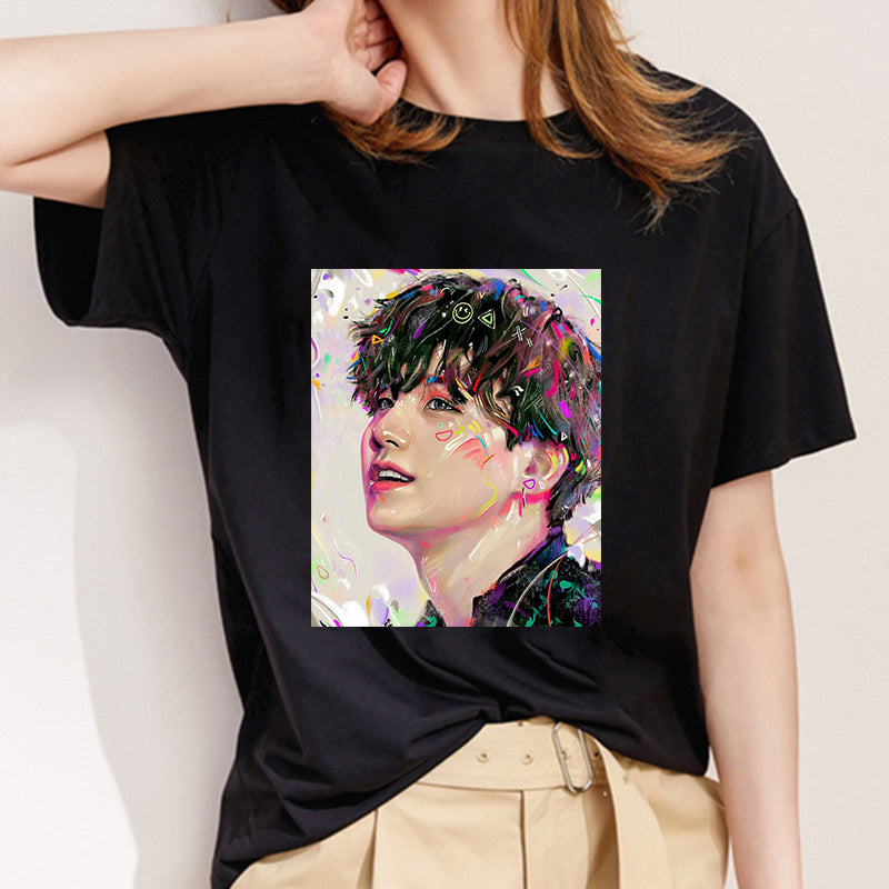 Kawaii Korean Cartoon Anime Short Sleeve T-Shirt