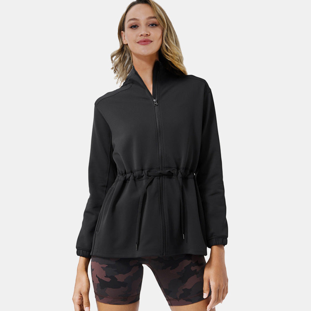 Lulu-Style Athletic Jacket for Yoga and Fitness