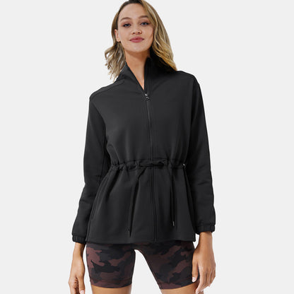 Lulu-Style Athletic Jacket for Yoga and Fitness