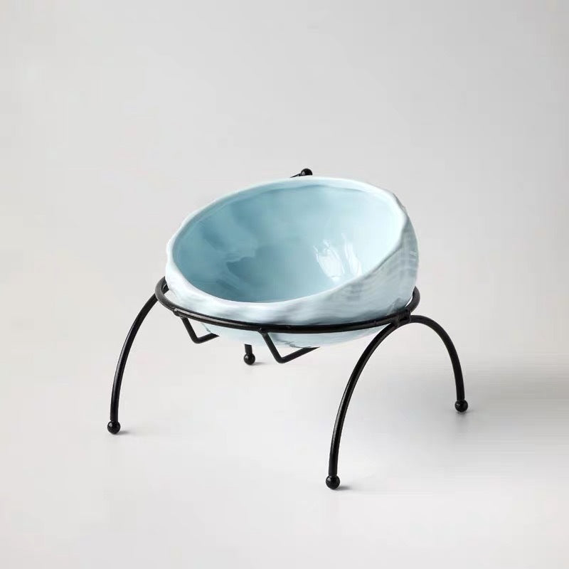Elevated Cat and Dog Bowls with Slant Design