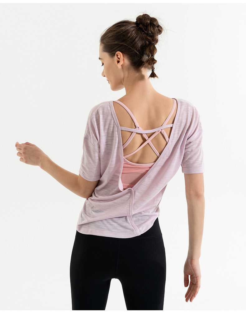 Lulu Yoga T-Shirt for Women - Loose Fit Lightweight Top