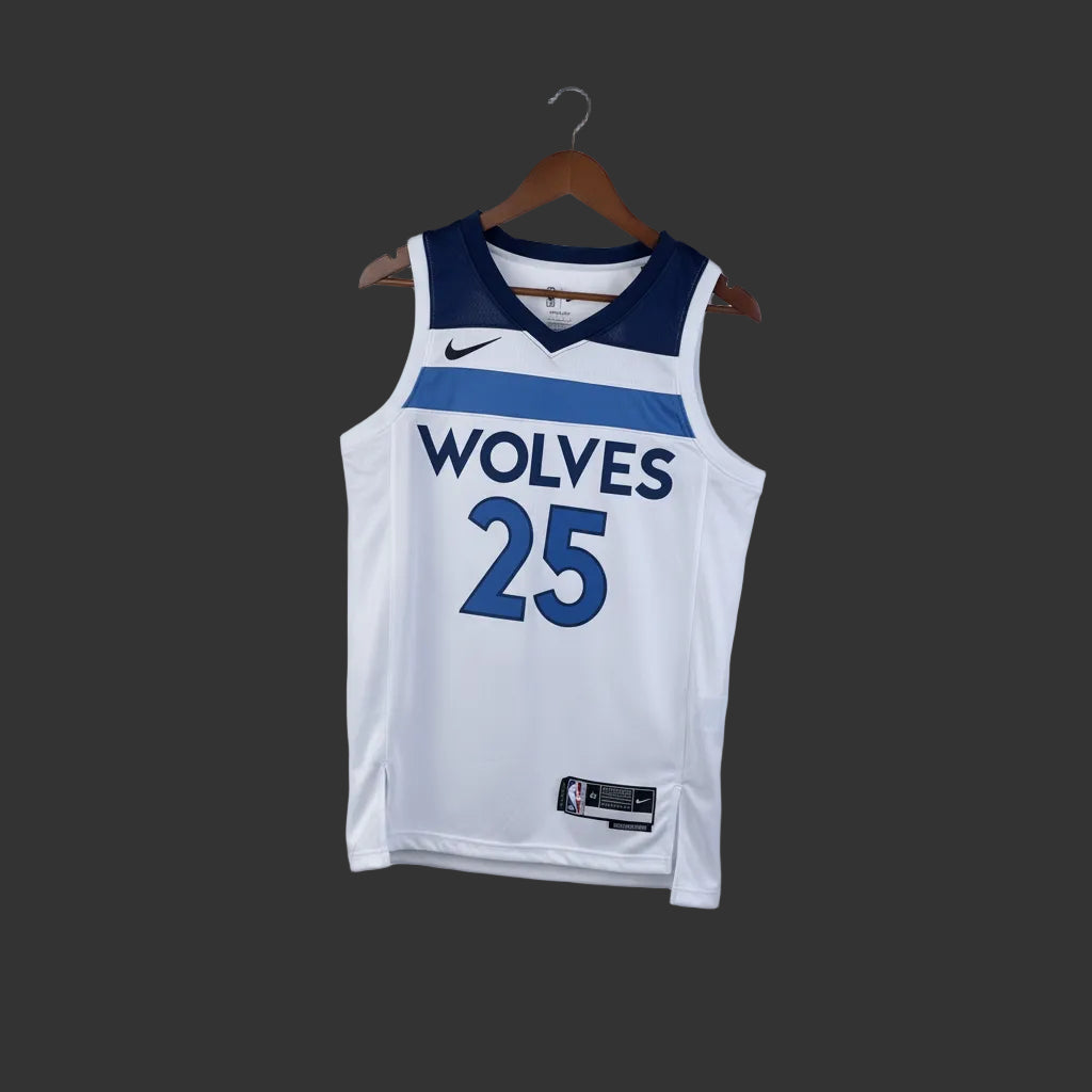 2023 Season Timberwolves Home White NBA Jerseys
