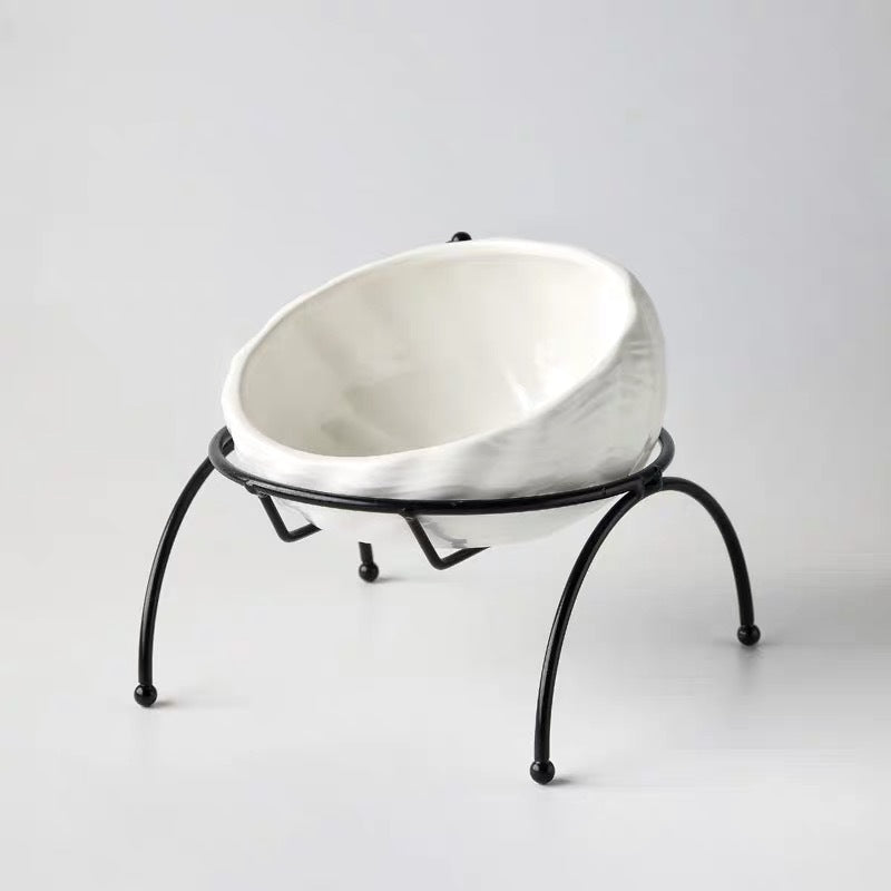 Elevated Cat and Dog Bowls with Slant Design