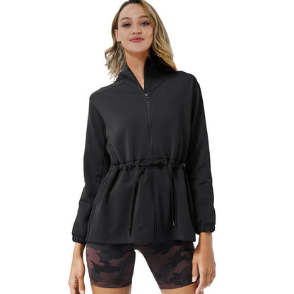 Lulu-Style Athletic Jacket for Yoga and Fitness