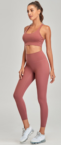 Lulu Yoga Sports Bra with Skin-Friendly Back Design