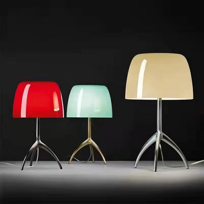 Vintage Copper Table Lamp: Retro-Inspired Designer Accent Lighting