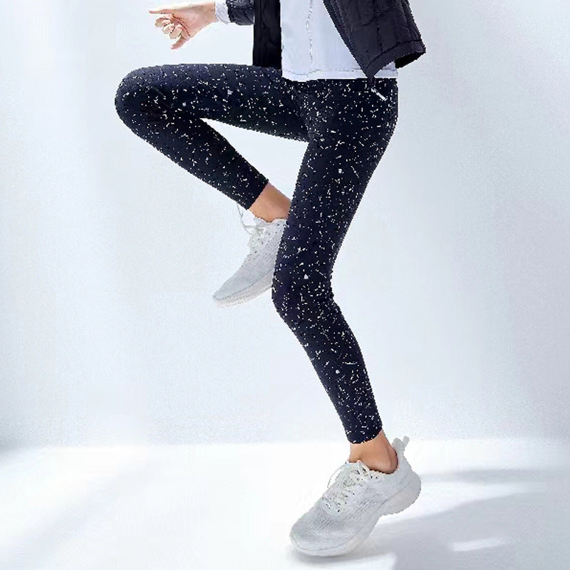 2023 New Lulu Kids Yoga Sharkskin Leggings (Black)
