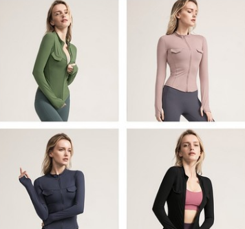 Lulu Style Women's Tight-Fitting Yoga Jacket (Fall/Winter)