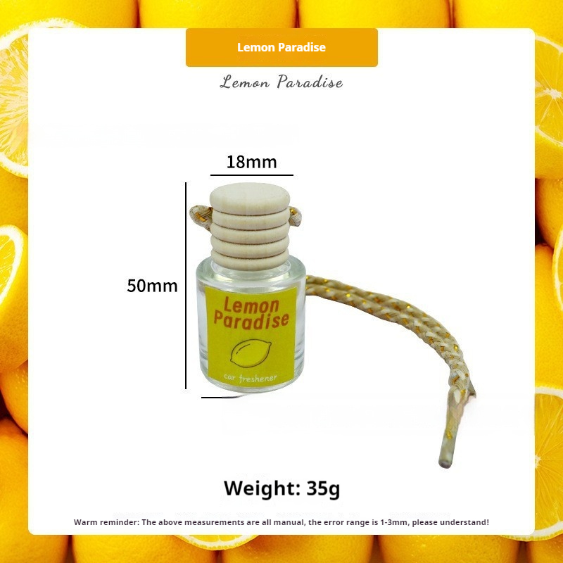 Auto Air Freshener Glass Bottle Pendant