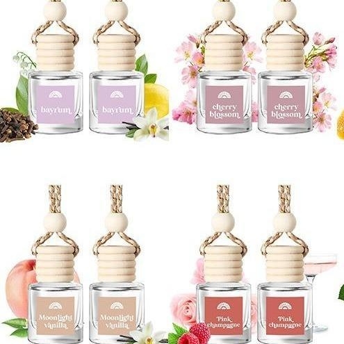 Auto Air Freshener Glass Bottle Pendant