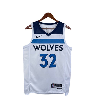 2023 Season Timberwolves Home White NBA Jerseys