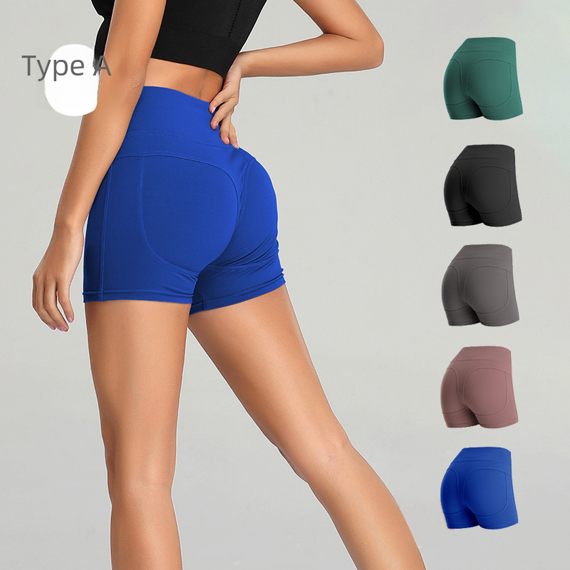 High-Waist Pocketed Yoga Shorts - Lulu Style