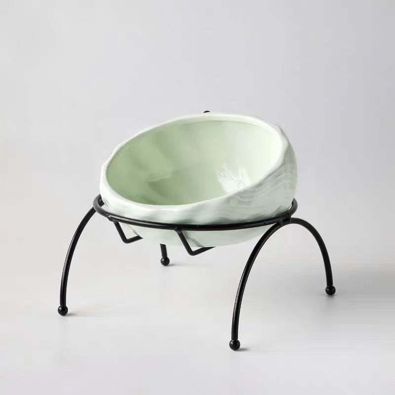 Elevated Cat and Dog Bowls with Slant Design