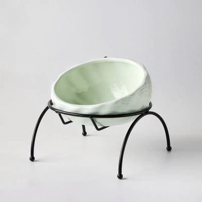 Elevated Cat and Dog Bowls with Slant Design