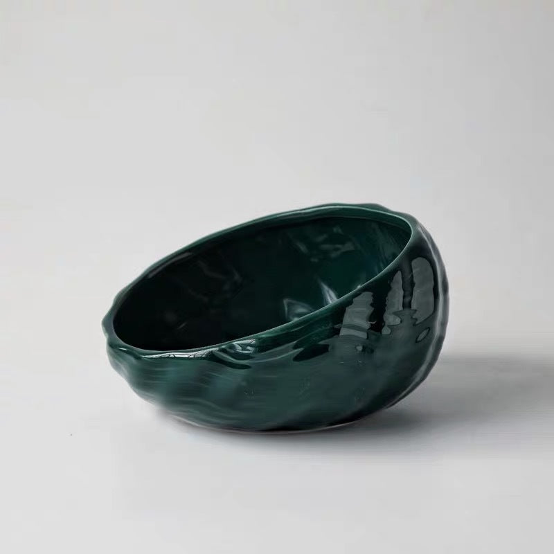 Elevated Cat and Dog Bowls with Slant Design