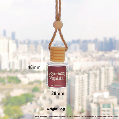 Auto Air Freshener Glass Bottle Pendant
