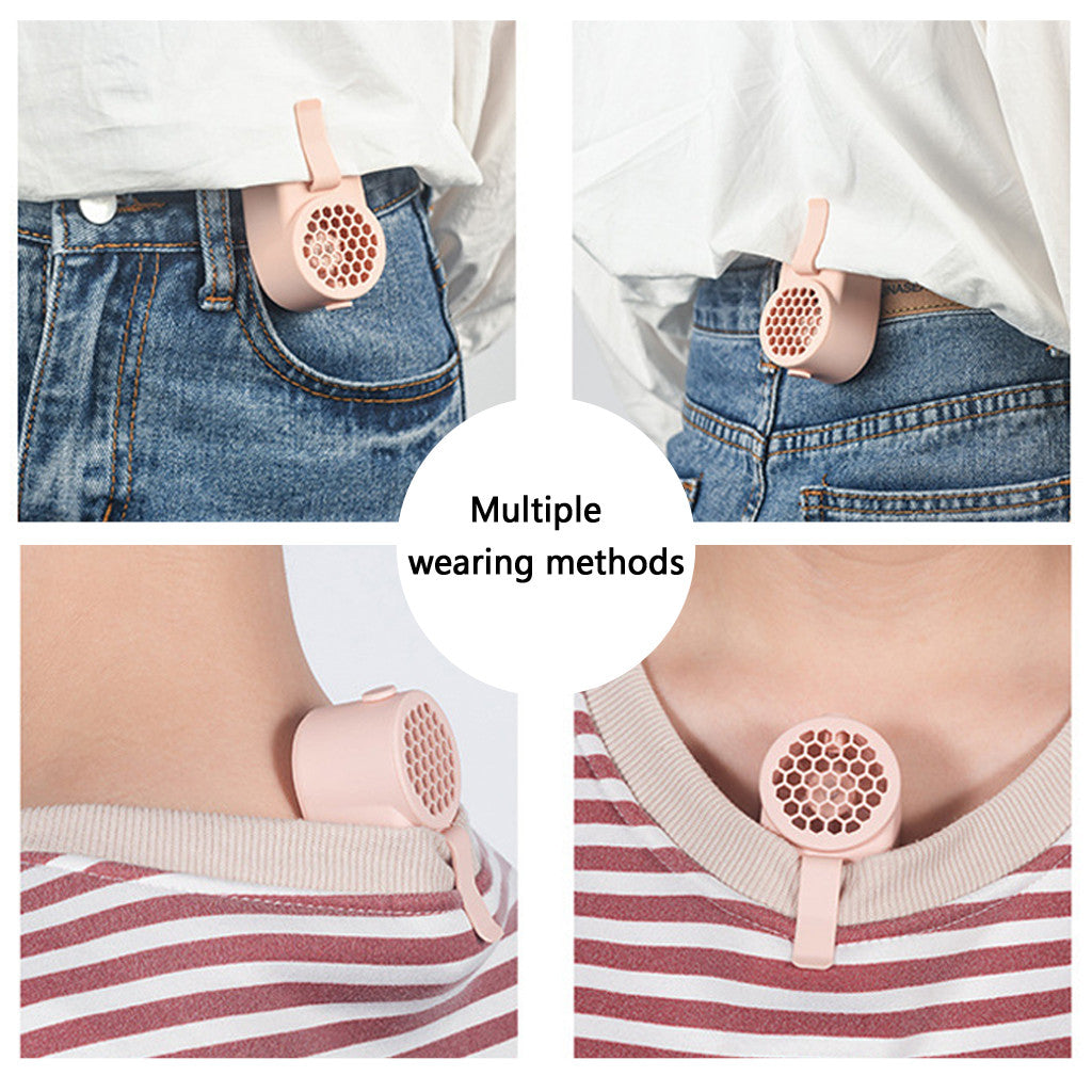 Mini USB Air Cooler Fan - Portable Clip-On Design