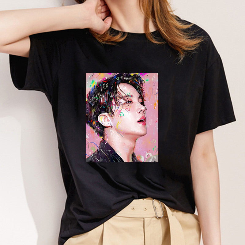Kawaii Korean Cartoon Anime Short Sleeve T-Shirt