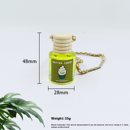 Auto Air Freshener Glass Bottle Pendant