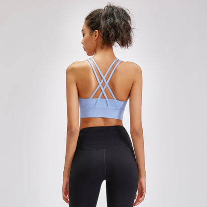 Lulu Women's Wireless Sports Bra for Yoga and Running
