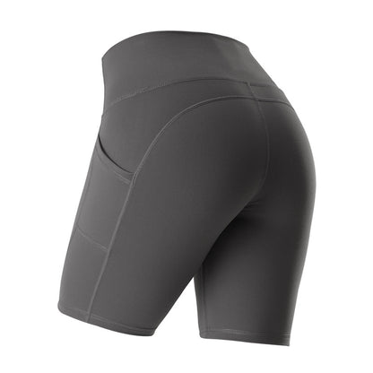 High-Waist Pocketed Yoga Shorts - Lulu Style