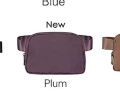 LULU Style Waterproof Crossbody Fitness Waist Bag